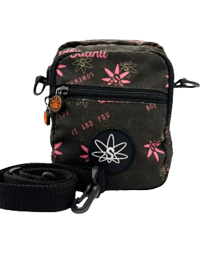 Shoulder bag Sadhu Clássica - Preta/Rosa