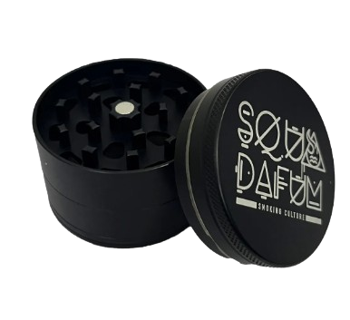 Dichavador Grinder Pro 4 Partes Alumínio Aerospacial - Future Preto