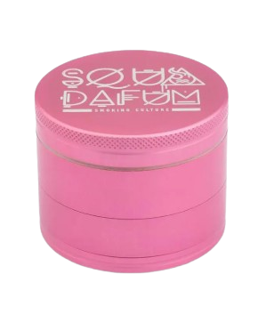 Dichavador Grinder Pro 4 Partes Alumínio Aerospacial - Future Rosa