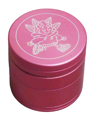 Dichavador Puff Life Alumínio 4 Partes - Rosa