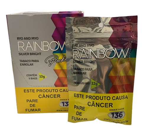 Rainbow Silver Bright 12g Pocket - Caixa com 5 unidades