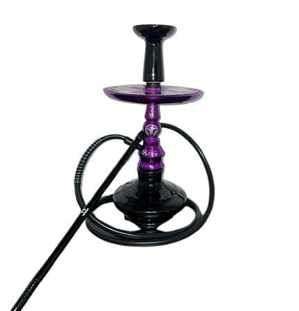Narguilé Completo Alfarid Twister - Roxo