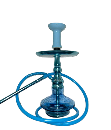 Narguilé Completo Alfarid Twister - Azul Claro