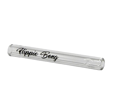 Piteira de Vidro Hippie Bong Longa Sem Bocal - unidade