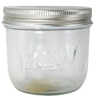Pote de Vidro Raw Mason Jar 10 Oz - unidade