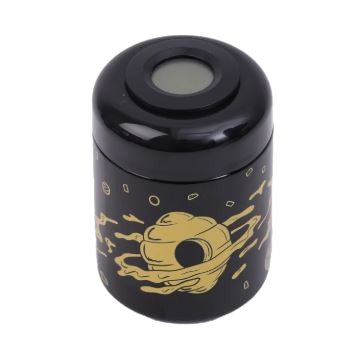Pote de Vidro UV Colmeia 250ml TermoHigrometro - unidade