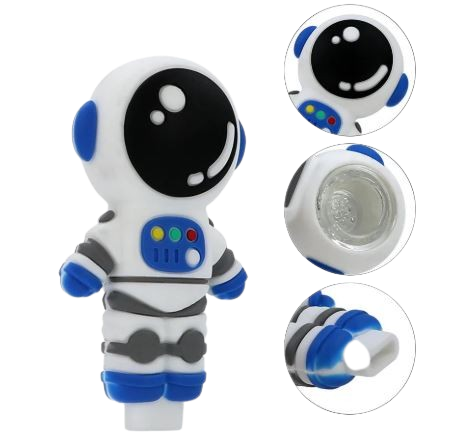 Pipe de Silicone Astronauta - unidade (sortidos)