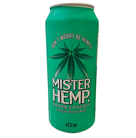 Energético Mister Hemp - Maça Dichavada 473ml