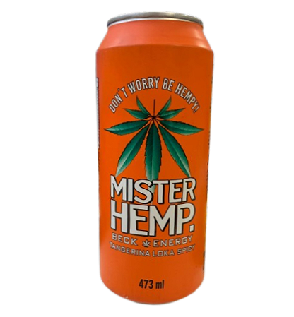 Energético Mister Hemp - Tangerina Louka Spice 473ml