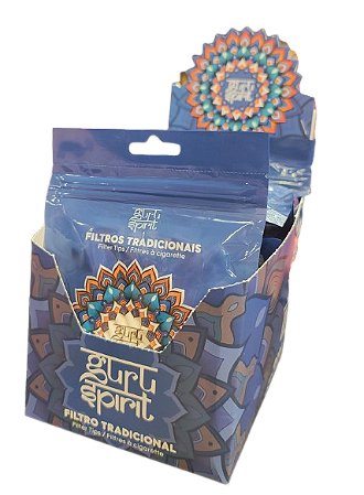 Filtro Guru Spirit Tradicional - Caixa com 10 unidades