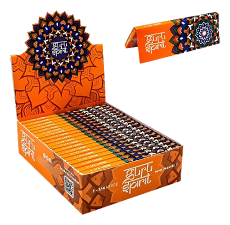 Seda Guru Spirit 1 1/4 Large - Caixa com 20 unidades