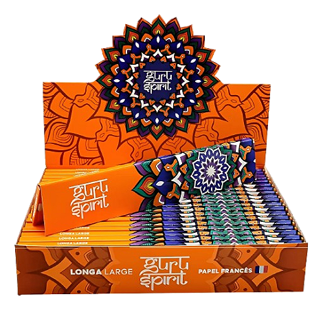 Seda Guru Spirit Longa Large - Caixa com 20 unidades