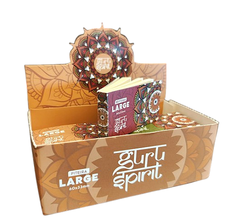 Piteira Guru Spirit Large Vergê - Caixa com 20 unidades