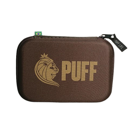 Case Puff Clássico Colors - Marrom