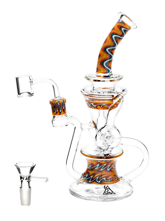 Bong de Vidro Premium Loop Squadafum - unidade