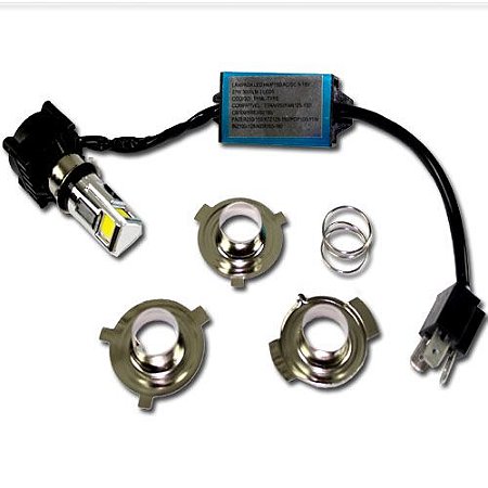 LAMPADA LED H4/P15D AC/DC 12V 27W 3000LM 3 LEDS