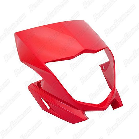 CARENAGEM FAROL YAMAHA XTZ125 2009 A 2014 VERMELHO