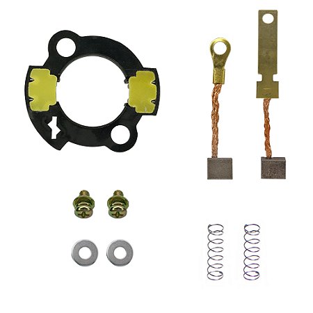 ESCOVAS DO MOTOR DE PARTIDA COMPLETA \ BIZ100ES 1999 A 2015/STAR50 2004 A 2016/SKY50 2014 A 2016/MOBY50 2013 A 2016/XY