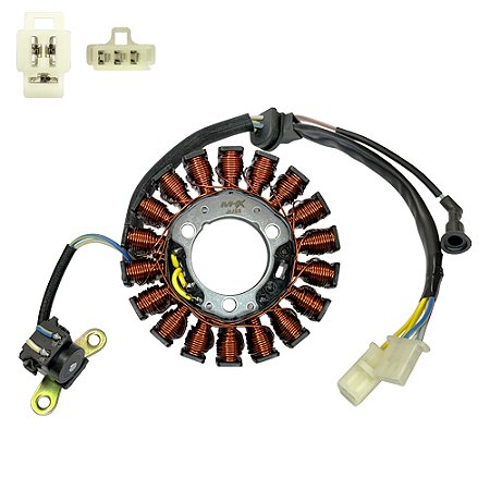 ESTATOR COMPLETO COM 18 BOBINAS CB300R 2009 A 2012/CB300RA 2009 A 2012/CB300R