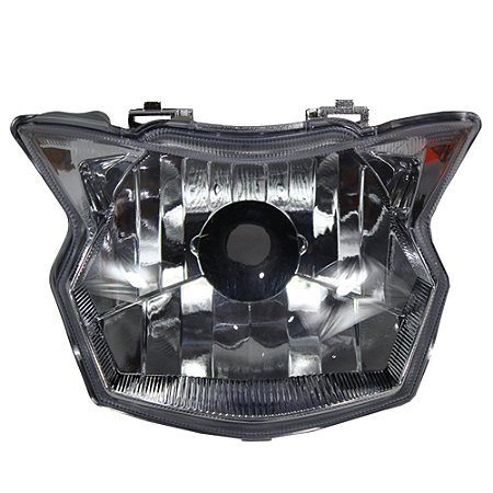 BLOCO OPTICO CRISTAL BIZ125 EX 2018 A 2023/BIZ110i 2018 A 2023 SEM LAMPADA