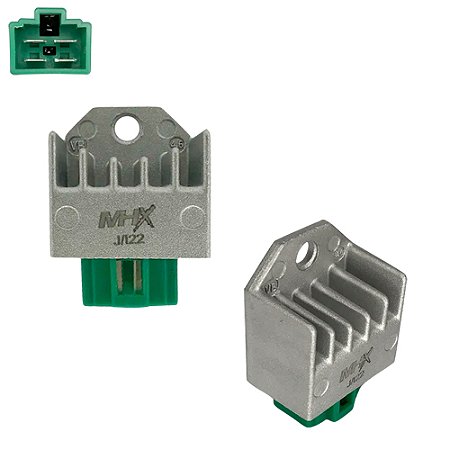 REGULADOR RETIFICADOR DE VOLTAGEM YBR125 2000 A 2008/FACTOR125 2009 A 2013/XTZ125 2003