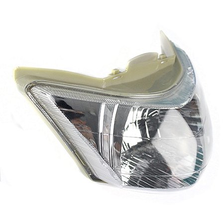BLOCO OPTICO LENTE CRISTAL SEM LAMPADA BIZ125 KS 2006 A 2010/BIZ125 ES 2006