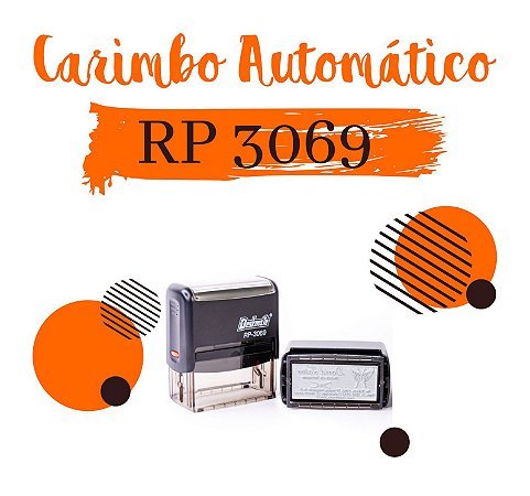 Carimbo Automático Deskmate RP 3069 – 30x69mm