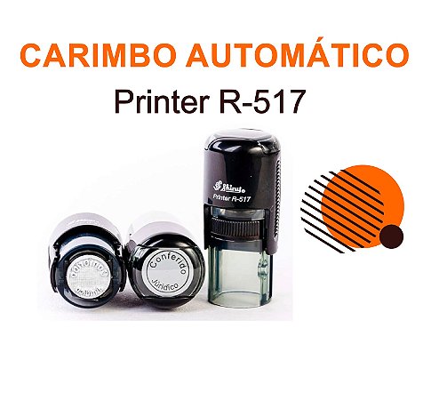 Carimbo Automático Shiny Printer R-517 – Ø17mm