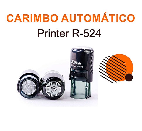Carimbo Automático Shiny Printer R-524 – Ø24mm