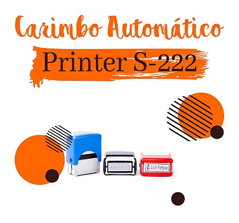 Carimbo Automático Shiny Printer S-222 – 14x38mm