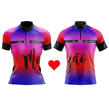 KIT CASAL CAMISA CICLISMO DIA DOS NAMORADOS RKC QUERO SER SEU PAR