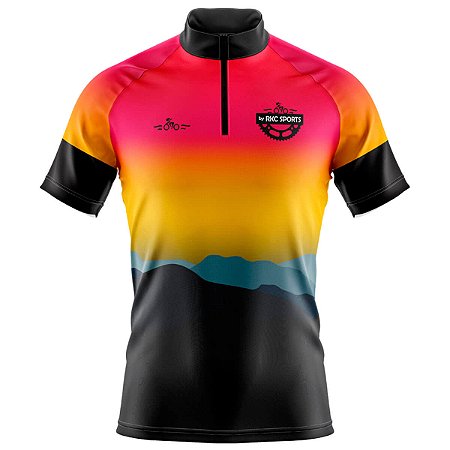 CAMISA CICLISMO MASCULINA MOUNTAIN BIKE MANGA CURTA CASAL QUE ORA JUNTO