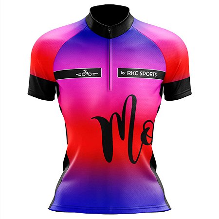 CAMISA CICLISMO FEMININO MOUNTAIN BIKE MANGA CURTA QUERO SER SEU PAR