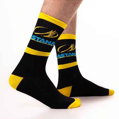 MEIA CICLISMO CANO ALTO ASTANA MTB CORRIDA CROSS FIT RKC