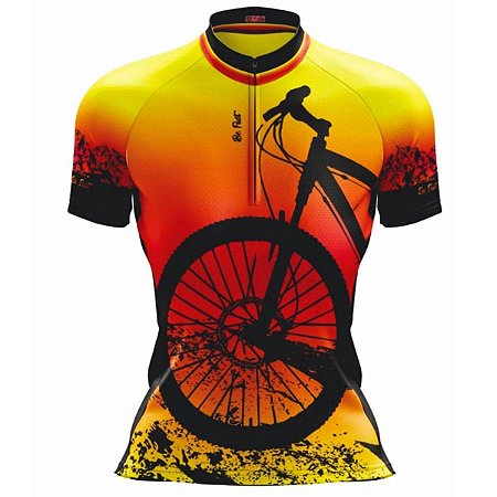 CAMISA CICLISMO FEMIININA MOUNTAIN BIKE MANGA CURTA