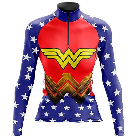 CAMISA CICLISMO FEMININA MOUNTAIN BIKE MANGA LONGA MARAVILHA ESTRELA