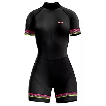 MACAQUINHO CICLISMO MOUNTAIN BIKE FEMININO FORRO EM GEL PREMIUM BE FAST LISTRAS
