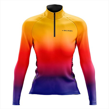 CAMISA CICLISMO FEMININA MOUNTAIN BIKE MANGA LONGA INFINITY UV+50