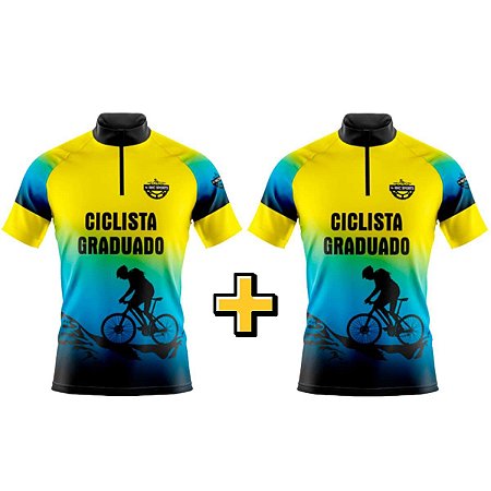 KIT PAI E FILHO CAMISA CICLISMO DIA DOS PAIS RKC CICLISTA GRADUADO E EM FORMAÇÃO