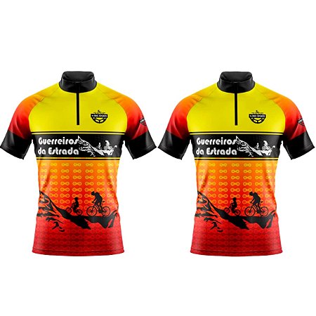 KIT PAI E FILHO CAMISA CICLISMO DIA DOS PAIS RKC GUERREIROS DA ESTRADA