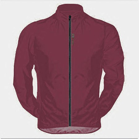 JAQUETA CORTA VENTO CICLISMO UNISEX VINHO COM BOLSO