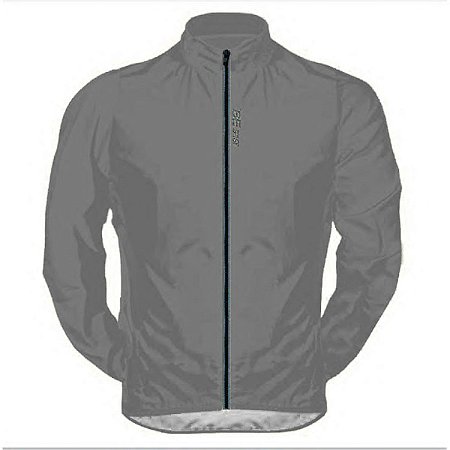 JAQUETA CORTA VENTO CICLISMO UNISEX CINZA COM BOLSO