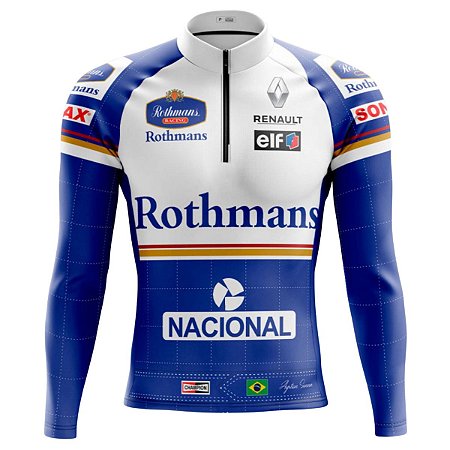 CAMISA CICLISMO MASCULINA MANGA LONGA ROTHMANS