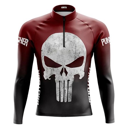 CAMISA CICLISMO MASCULINA MANGA LONGA JUSTICEIRO