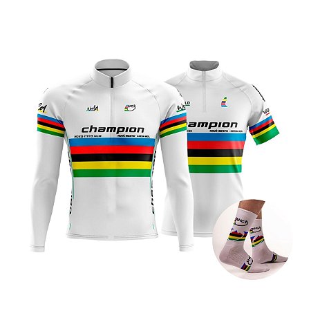 Kit Camisas e Meia Champion Ciclismo com 3 Peças