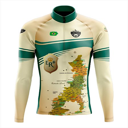 Camisa Ciclismo Masculina Manga Longa Rkc Sports Estrada Real 79