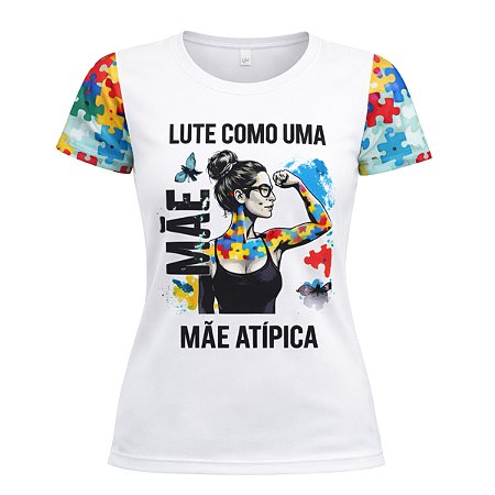 Camiseta Esportiva Feminina Rkc Sports Lute como Mãe UV+50