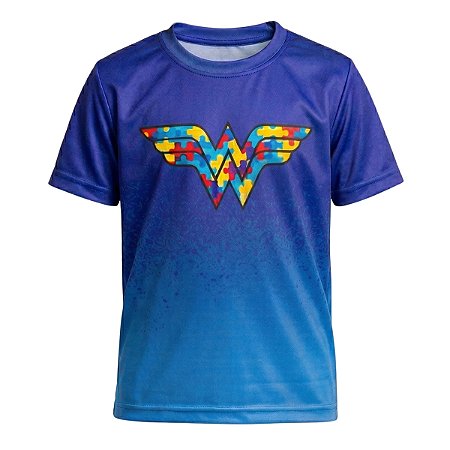 Camiseta Esportiva Infantil Rkc Sports Autismo Maravilha uv+50