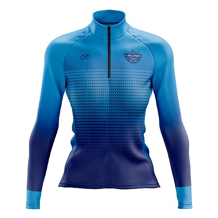 Camiseta Ciclismo Feminina Manga Longa Montanhas UV+50