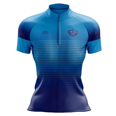 Camiseta Ciclismo Feminina Manga Curta Montanhas UV+50